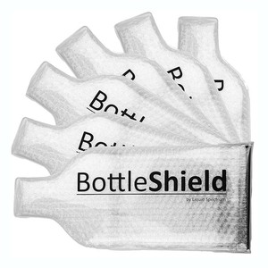 Funda de envío irrompible, a prueba de fugas, resistente a los impactos, protector de botella reutilizable, bolsa de viaje protectora de vino - Product Image 1