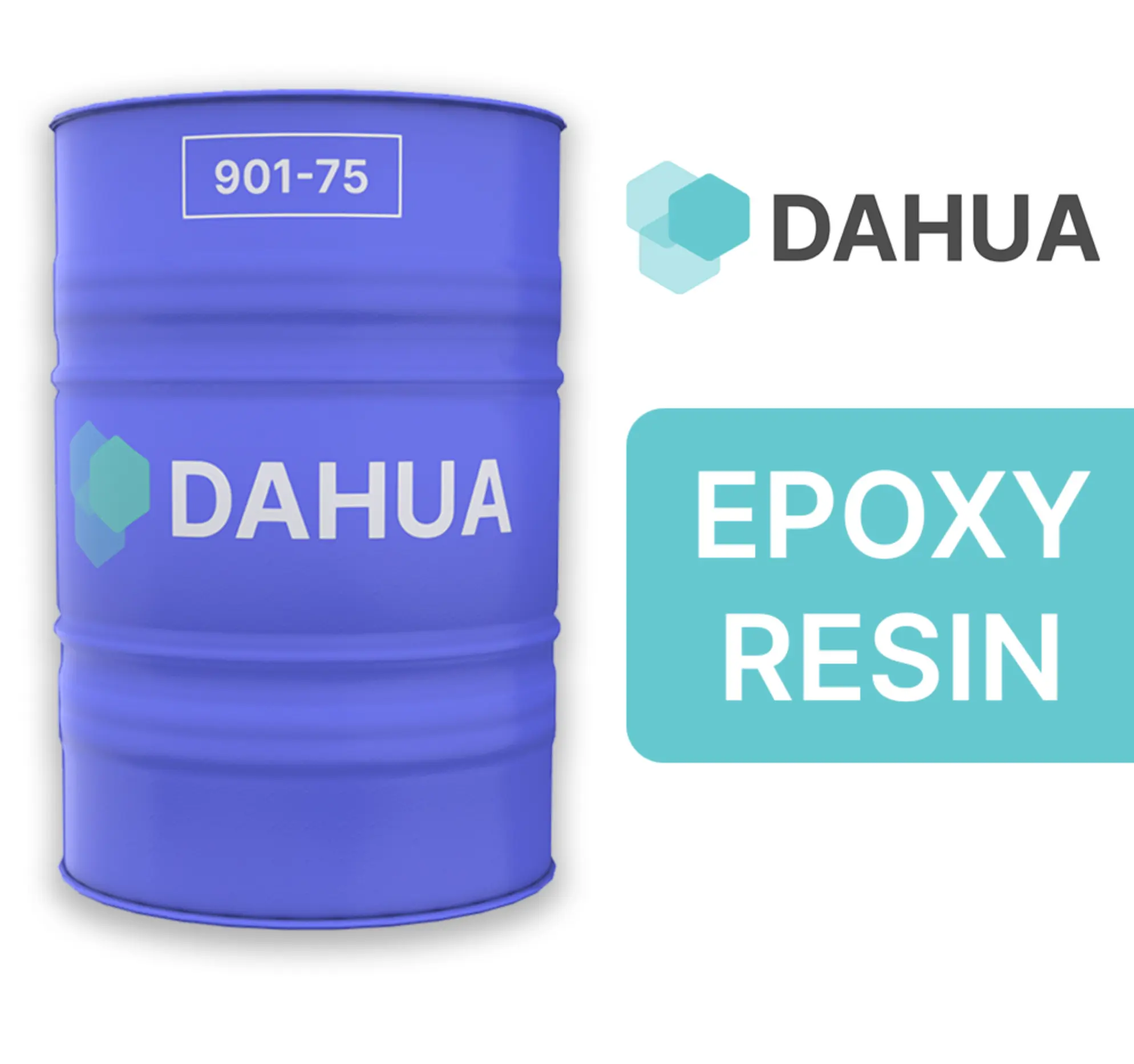 Cairan resin epoksi kekuningan 220 kg npsn-901x75 drum besi dalam xylene untuk lapisan