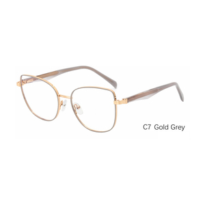 Elegantes <span class=keywords><strong>Gafas</strong></span> de metal ojo de gato para mujer con lentes de <span class=keywords><strong>filtro</strong></span> de luz azul para uso diario en la <span class=keywords><strong>pantalla</strong></span> - Product Image 6