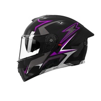 Nouveau casque de moto intégral en ABS pour hommes et femmes, certifié DOT ECE, double visière pour le sport, la course sur route et la conduite