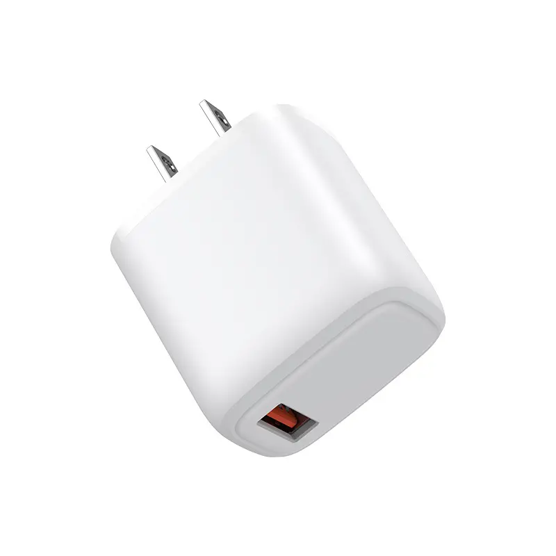 Wholesale EU US plug mini portable phone charger custom logo 5V 2A single usb port mobile phone travel charger