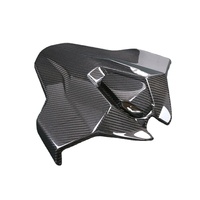 Cache-selle en fibre de carbone 3K pour moto S1000RR, modèle modifié, en carbone sec noir sergé, finition brillante légère