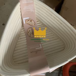 Cesta de Ratán Artesanal para Fermentar Pan de Levadura, Brotform Ovalado con Forro de Lino Extraíble - Product Image 2