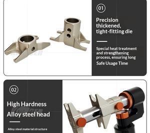 OPT-1240 Automatische Elektrisch-Hydraulische Schiebe-Spannzange Hochfester Legierungsstahl 70 Bar Betriebsdruck 5L Werkzeug - Product Image 1