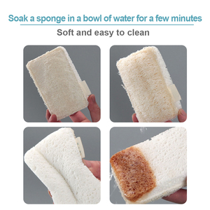 Esponja de Celulosa Loofah al por Mayor, Esponja <span class=keywords><strong>Natural</strong></span> Pop-up, Esponja Loofah Ecológica 100% Biodegradable para Platos - Product Image 6