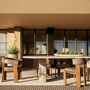 Ensemble de meubles d'extérieur <span class=keywords><strong>en</strong></span> teck au design moderne, ensemble de canapés <span class=keywords><strong>en</strong></span> teck avec coussins pour jardin, patio, cour, hôtel, villa, salon - Product Image 2