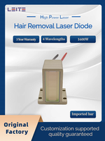 Tête de lampe clignotante à diode laser triple vague dorée 808 nm, 1600 W, 16 barres, hauteur 49 mm, pour réparation de poignée de pièce à main (modèle LT HPL)