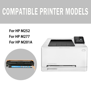 Weemay-cartucho de tóner para impresora HP Laserjet M252, M277, M201A, Color láser, Compatible con CF400A, <span class=keywords><strong>CF401A</strong></span>, CF402A, CF403A - Product Image 6