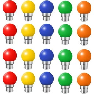 B22 LED Color <b>Bulb</b> G45 Outdoor Decorative Lighting AC 85-265V PC Lampshade Special Effects - Product Image 1