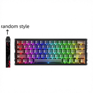 Teclado Mecánico para Juegos <span class=keywords><strong>de</strong></span> Alta Gama, Personalizado, con Cable, Intercambiable en Caliente, Retroiluminación RGB, Portátil, 61 Teclas, Ejes Magnéticos, Respuesta Rápida - Product Image 6
