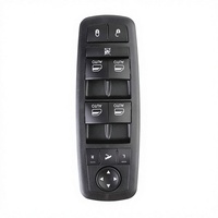 Interrupteur de lève-vitre électrique principal 68234094AD, interrupteur de commande de vitre de porte de voiture compatible avec Chrysler Pacifica 2017-2019