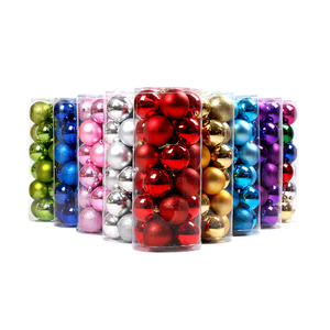 <span class=keywords><strong>Boule</strong></span> <span class=keywords><strong>de</strong></span> Noël en plastique <span class=keywords><strong>de</strong></span> haute qualité <span class=keywords><strong>de</strong></span> Merry Tree Factory, rouge/argent, personnalisable, impression UV moderne 6 couleurs, incassable, pour la maison - Product Image 1