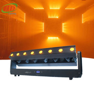 Barre de lumière LED mobile 3 en 1 avec faisceau laser rouge 3W et stroboscope pour éclairage de scène
