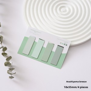 Marcadores de Libros Magnéticos de Papel con Clip, Color Sólido de la Serie Morandi, Suaves para Lectura - Product Image 6