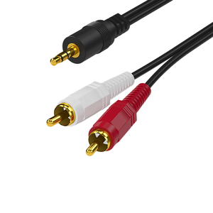 <span class=keywords><strong>3.5mm</strong></span> à Double Lotus Haut-Parleur Connexion Audio Aux Public à Public Câble Audio Haute Fidélité. - Product Image 5