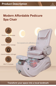 Sillón de Pedicura para Spa de Pies con Masaje de Espalda, Color de Moda 2025 - Product Image 5