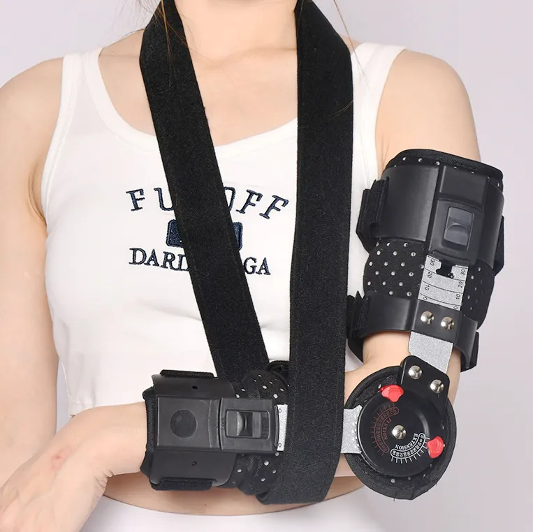 Có thể điều chỉnh bài OP khuỷu tay cú đúp ổn định nẹp cánh tay chấn thương phục hồi hỗ trợ sau khi phẫu thuật bản lề Rom khuỷu tay hỗ trợ