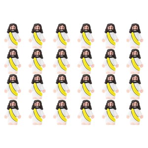 Giocattoli di Pasqua con Gesù, Classiche Statuette di Cristo Salvatore, Mini Figurine di Gesù, Decorazioni per Scuola Domenicale, Uova di Pasqua Decorative - Product Image 4