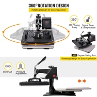 Máquina de prensa de calor 5 en 1, plotter de corte de vinilo de 12x15 pulgadas, plotter de corte publicitario de escritorio de 28 pulgadas con puerto USB y Signmaster