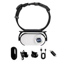 Cámara para Mascotas con Collar, Cámara de Acción Ligera de 0.96 Pulgadas, 1080P HD, Recargable, Gran Angular para Exteriores, Graba Video