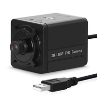 14209 5600 imx334 4K Cámara USB 8MP CMOS 30fps UVC Compensación dinámica sin distorsión 12mm 35 grados cámara de visión Industrial HD