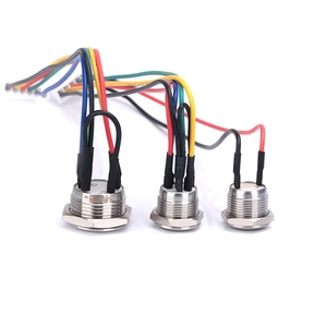 12/16/19/22mm không thấm nước dẫn ánh sáng tạm thời tự khóa & thiết lập lại động cơ xe Công Tắc Điện mở khóa kim loại nút nhấn chuyển đổi - Product Image 4