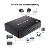 Carte de capture vidéo HDMI 2.0 4K60Hz 1080p240 HDR avec sortie en boucle pour PS5 Xbox Game Live Streaming OBS