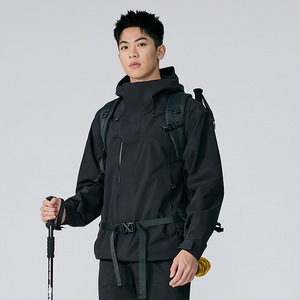Chaqueta de Asalto Estilo Armadura para <span class=keywords><strong>Mujer</strong></span> y Hombre, Cortavientos, Impermeable, con Cremallera y Capucha, Conjunto de Dos Piezas 3 en 1 - <span class=keywords><strong>Tex</strong></span> 90% Plumón de Pato Blanco - Product Image 4