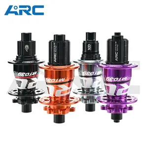 Hub Sepeda MTB ARC MT039F/R 8 Warna, Hub Sepeda MTB QR Melalui 32 Lubang Disc Brake Hub untuk Kaset Kecepatan 8 9 10 11