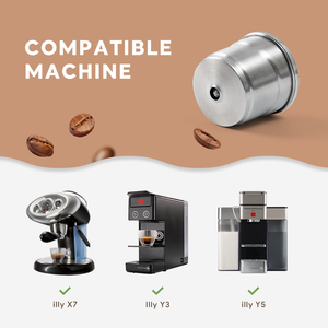 <span class=keywords><strong>Capsule</strong></span> de café réutilisable <span class=keywords><strong>ILLY</strong></span> en gros d'usine avec tamper en acier inoxydable 304 pour <span class=keywords><strong>Illy</strong></span> X7 Y3 Y5 - Product Image 5
