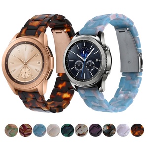 Bracelet de montre en résine orange 20 mm 22 mm pour <span class=keywords><strong>Watch</strong></span> 42 mm/46 mm Active 2 & Gear S2/S3 pour <span class=keywords><strong>Watch</strong></span> GT 2 - Product Image 2