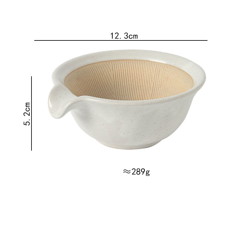 Tazón color albaricoque de 4.8 pulgadas.