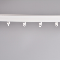 Glissières de rideaux KECO à plis ondulés pour conception de rideaux à plis en S avec forme de vague pour rails de rideaux, maison et hôtel