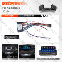 Pantalla Táctil Android 2K de 12.3 Pulgadas con GPS, DSP, Mirror Link, Amplificador Portátil para SORENTO 2015 RHD, Marco Gris Hierro, CANBUS