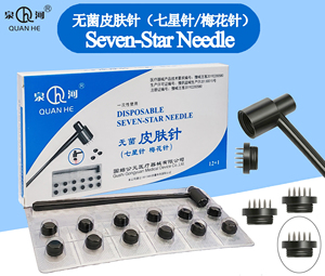 Paquet individuel Aiguille cutanée stérile jetable <span class=keywords><strong>Fleur</strong></span> <span class=keywords><strong>de</strong></span> <span class=keywords><strong>prunier</strong></span> Aiguille sept étoiles pour l'<span class=keywords><strong>acupuncture</strong></span> - Product Image 6