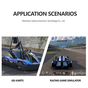 Volant <span class=keywords><strong>de</strong></span> simulation <span class=keywords><strong>de</strong></span> course 350 mm avec poignée en suè<span class=keywords><strong>de</strong></span> et rayons en aluminium CNC pour base Direct Drive F1 GT Game Simulator - Product Image 6