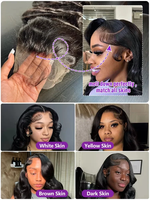 2025 Double Drawn brut cheveux vietnamiens lâche vague de corps perruque cuticule aligné fournisseur réputé acheter en vrac sans colle dentelle frontale perruque