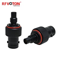 Adaptateurs d'antenne noirs plaqués pour Motorola R7, convertisseur vers prise BNC femelle, adaptateur radio coaxial RF pour talkie-walkie