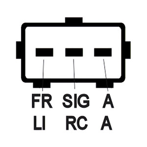 Alternatore compatibile per FORD FOCUS I 1.8 TDCi Diesel (KW: 74, HP: 100) dal 2002 all'11-2004 301857RIS nuovo - Product Image 3