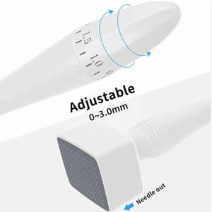 マイクロニードルダーマスタンプ140 0-3mm調整可能チタン針デマロラー微調整治療 - Product Image 2
