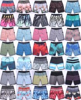 Shorts de plage en polyester personnalisés 2022 pour hommes, short de surf, maillot de bain, deux œillets avec poche arrière, shorts de bain