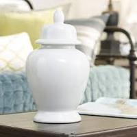 Pot de gingembre blanc en céramique, vente en gros