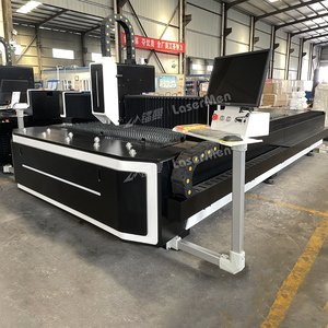 Machine de découpe laser à fibre économique de grande taille 3000*1500mm à table unique CE Machine de découpe de métal - Product Image 5