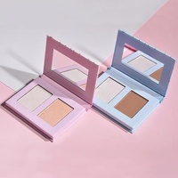 Palette de maquillage pour hommes, produit cosmétique, éclaire le teint, sans tache, poudre bronzante mate pour les joues du visage