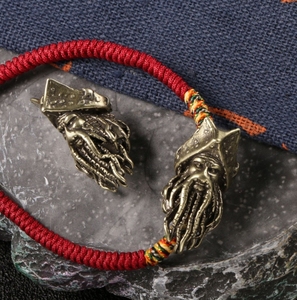 มีดจี้ลูกปัดเครื่องประดับ DIY ทองแดงลูกปัดย้อนยุค - Product Image 3