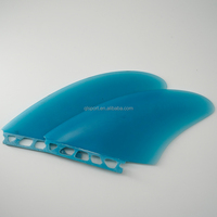 Prix d'usine, ailerons de paddle en plastique, améliorent le Green G5 Tri Set, aileron simple pour les lacs et les rivières