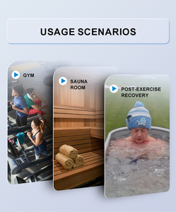 Bain de glace de récupération pour athlètes, récupération physique, avec salle de sauna, moteur de pompe haute précision, 220V/110V 500W - Product Image 4