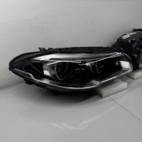 Pour BMW F10 F18 2009-2017 avec phares LED modifiés M5, feux de jour jaunes et blancs, ensemble de phares
