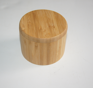 Bamboo Round Eco-Friendly Salt <strong>Spice</strong> Container <strong>Box</strong> - Product Image 4