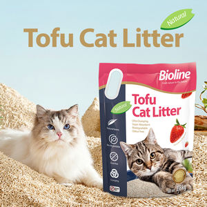 Litière <span class=keywords><strong>pour</strong></span> chat en tofu, parfum noix de coco, faible teneur en poussière, durable, vente en gros usine - Product Image 2